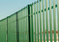 Park Green Color Pvc Security Palisade Fence Pales، Wire Mesh نرده