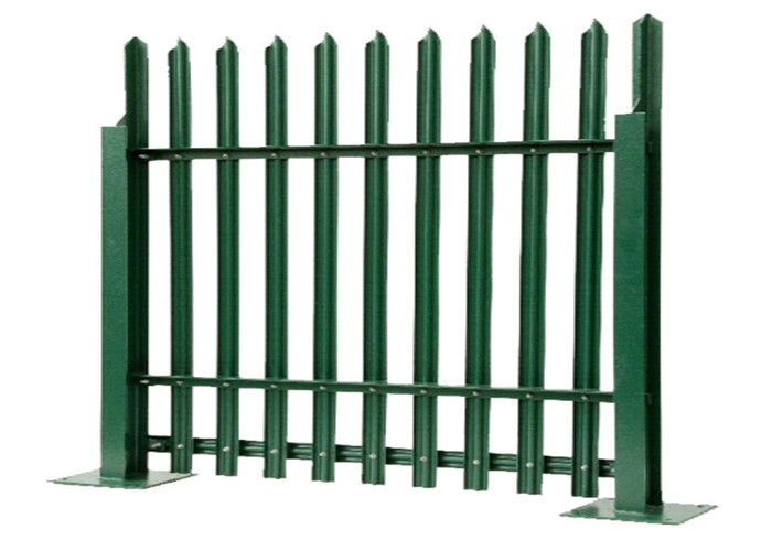 Park Green Color Pvc Security Palisade Fence Pales، Wire Mesh نرده