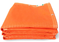 18x18 داربست مش توری نارنجی نسوز ساختمانی با پوشش PVC