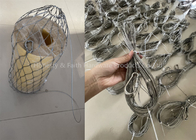 کیسه توری طناب دست بافته استیل ضد سرقت 304 1.2-2.8 میلی متر