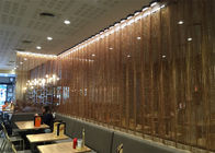 رستوران ها Red Decorative Hang Chain Strip 0.85 کیلوگرم پرده مش فولادی