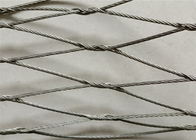 مش طناب سیم 3.2 میلی متری 3 اینچ × 3 اینچ سوراخ ساختمان استفاده از کابل گره دار