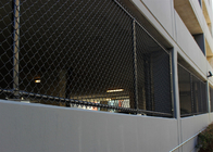 حصار بندکشی زنجیره ای با روکش پی وی سی 2 میلی متری مقاوم در برابر سرقت صفحه پنجره سیاه