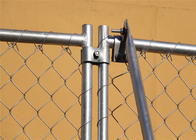 پانل ها ISO حصار پیوند زنجیر فلزی 2.0 میلی متری موقت