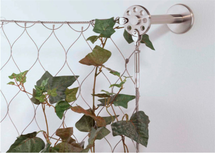 مش دیوار نوردی گیاهی استیل ضد زنگ با ضخامت 1.5 میلی متر برای باغ