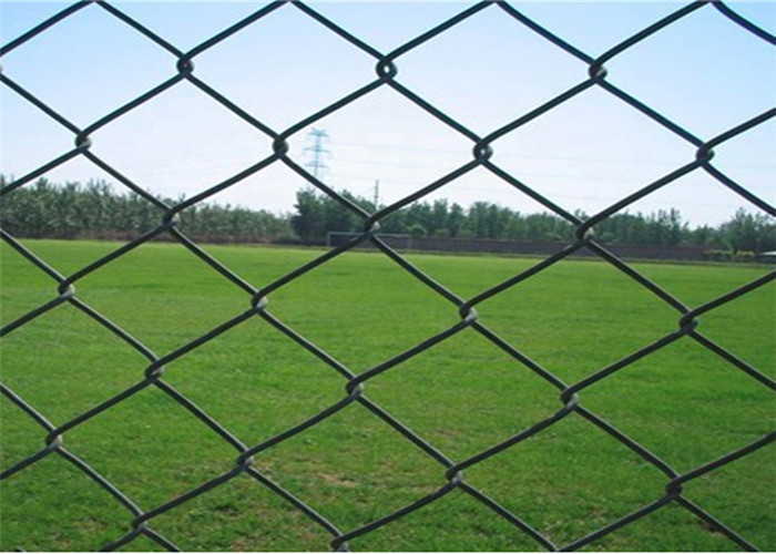 سبز 6 اینچ ارتفاع 4 فوت مزرعه حصار زنجیره ای با روکش پی وی سی را محافظت می کند